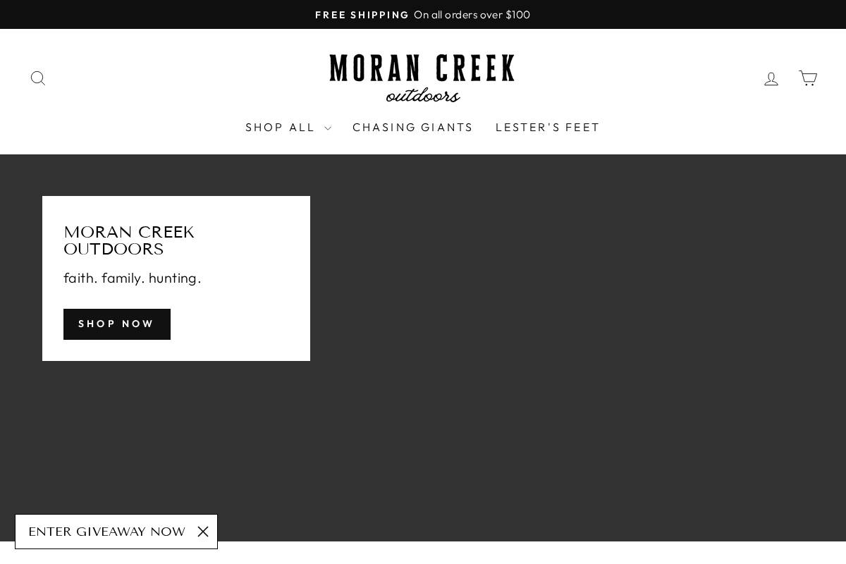 morancreekoutdoors.com homepage screenshot