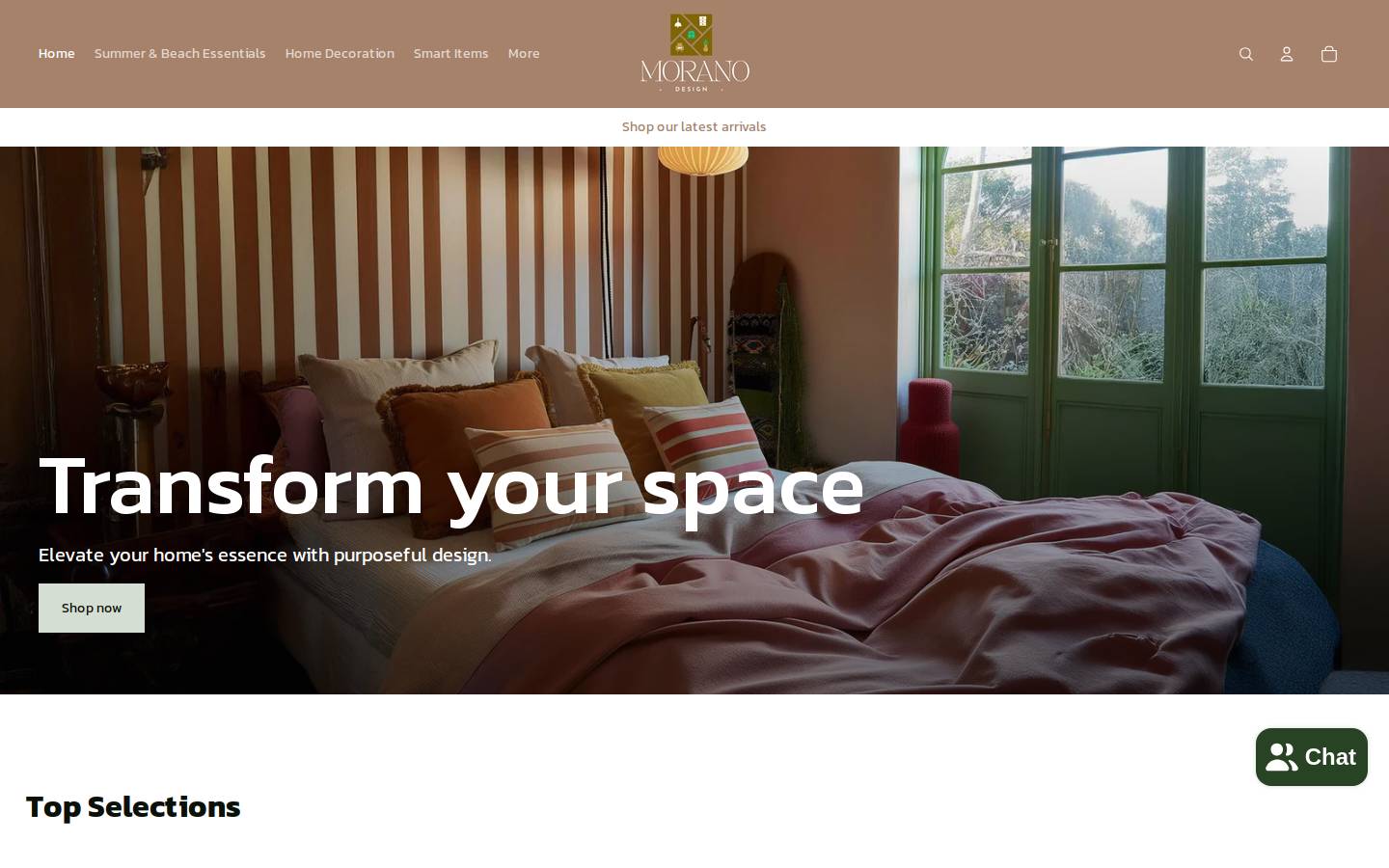 moranodesign.com homepage screenshot