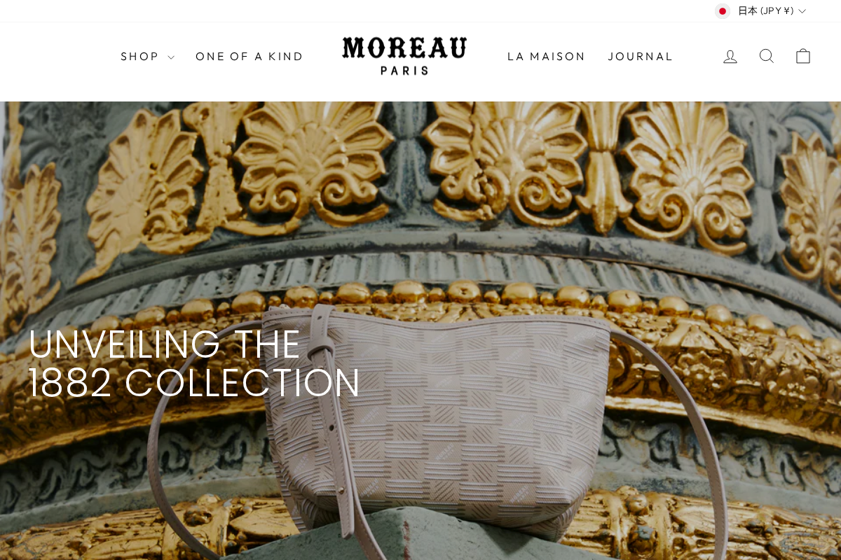 moreau-paris.jp homepage screenshot