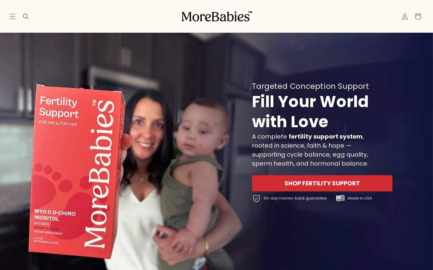 morebabies.com homepage screenshot