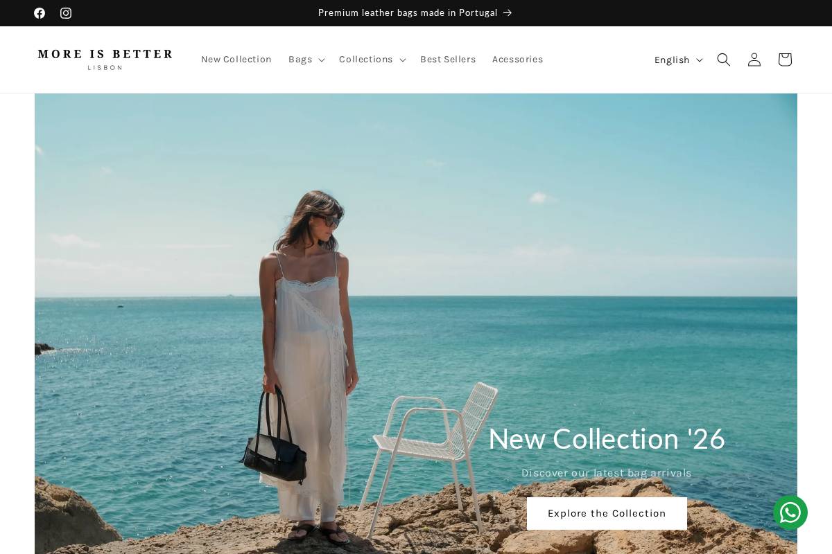 moreisbetter.pt homepage screenshot
