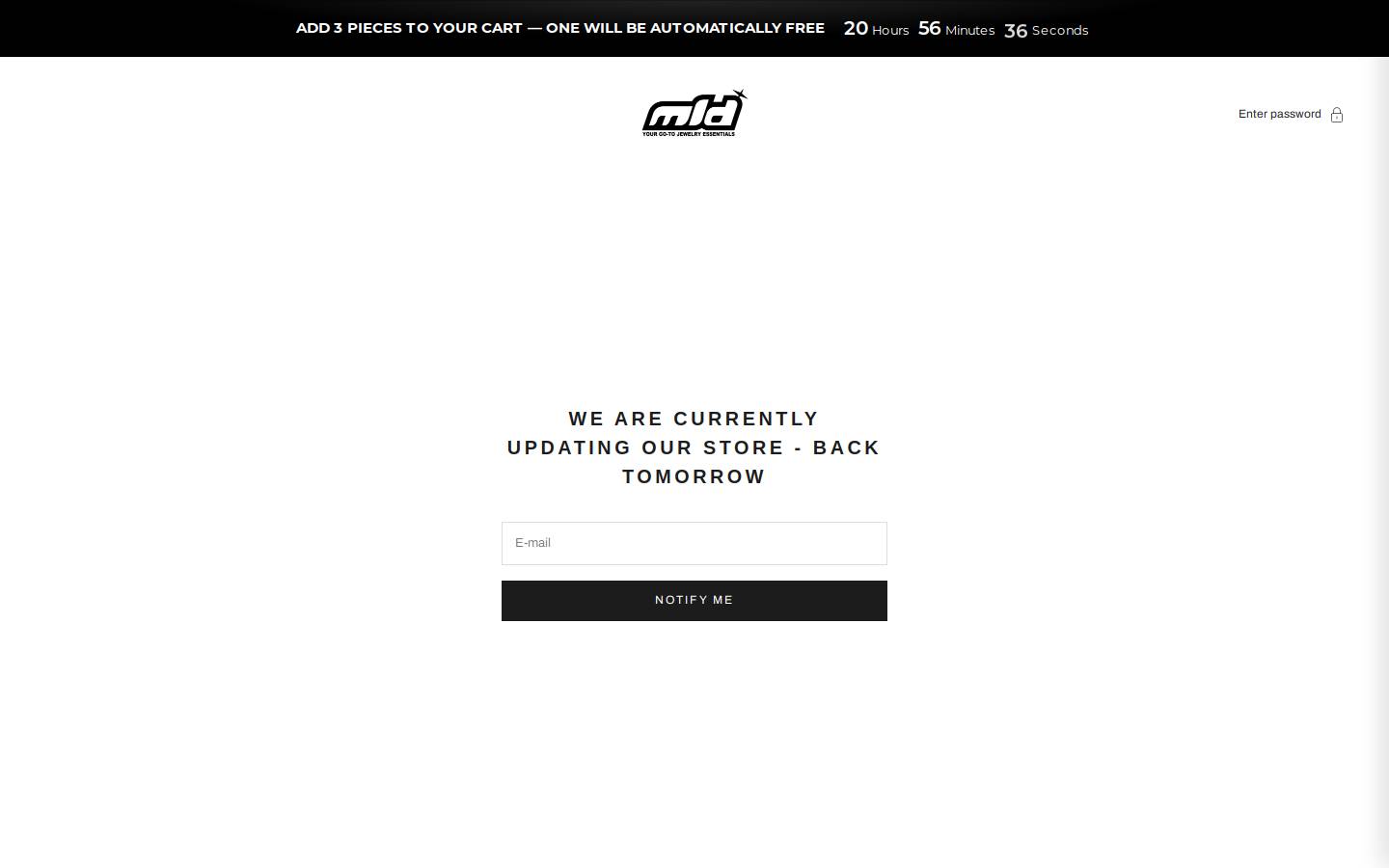 MORE LIFE DEPARTMENT homepage screenshot