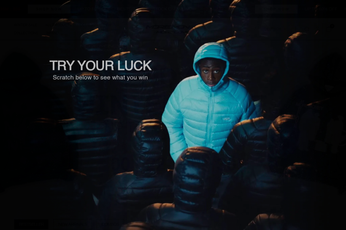 MORE MONEY MORE LOVE homepage screenshot