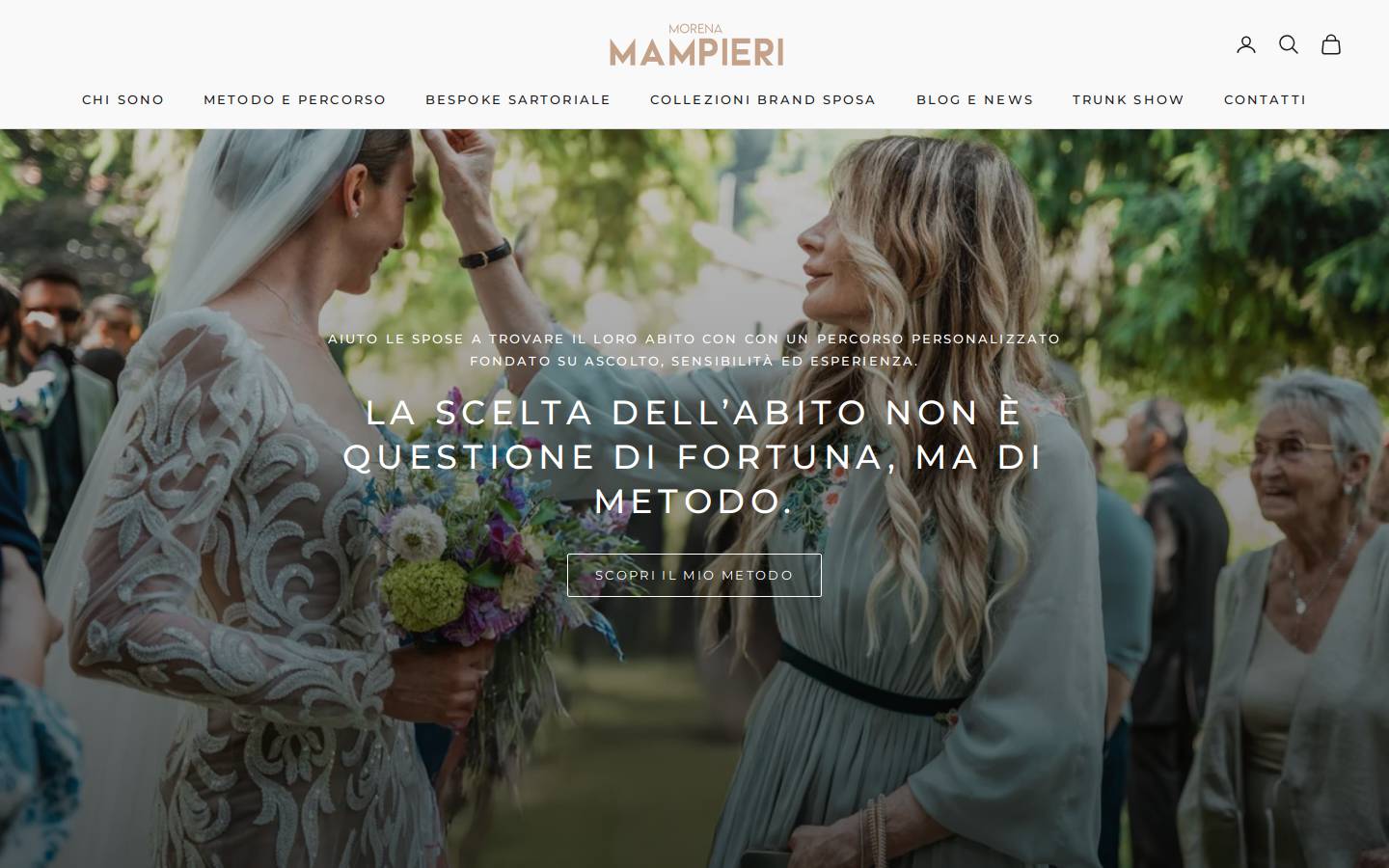 morenamampieri.com homepage screenshot