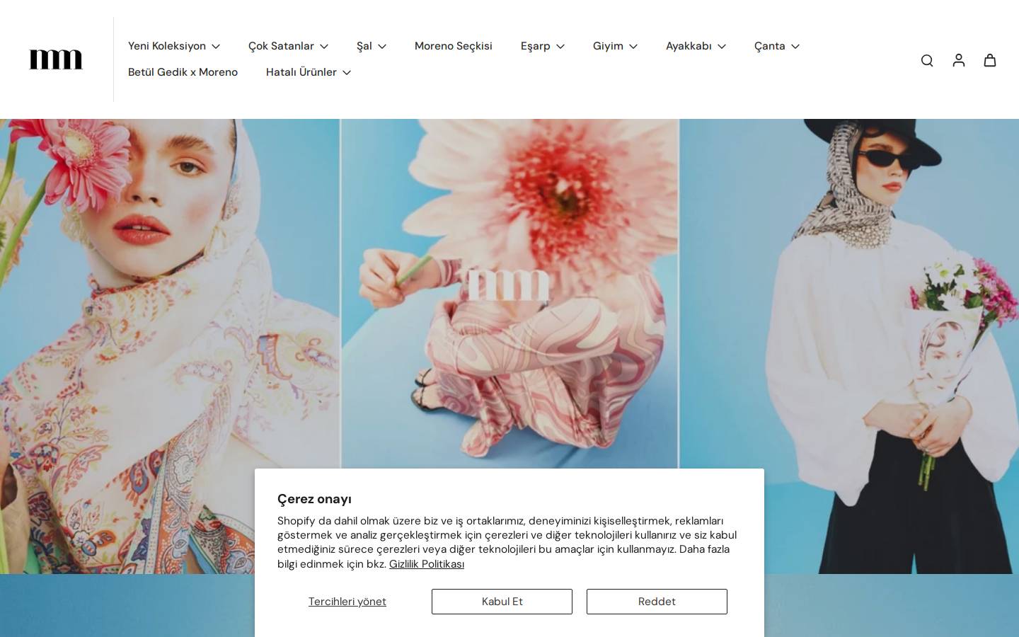 morenosilk.com homepage screenshot