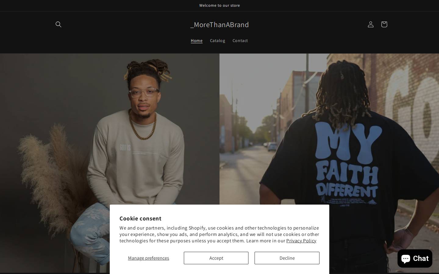 morethanabrand.org homepage screenshot