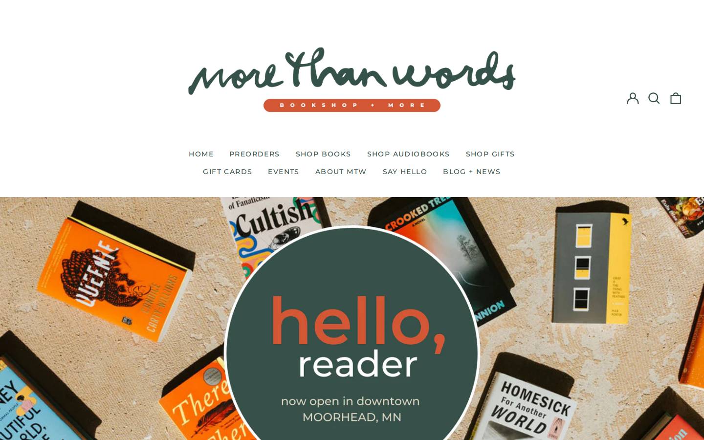 morethanwordsfm.com homepage screenshot
