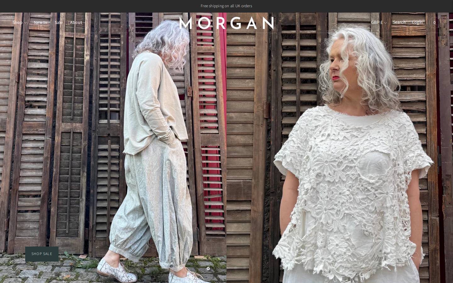 morgan-shops.com homepage screenshot