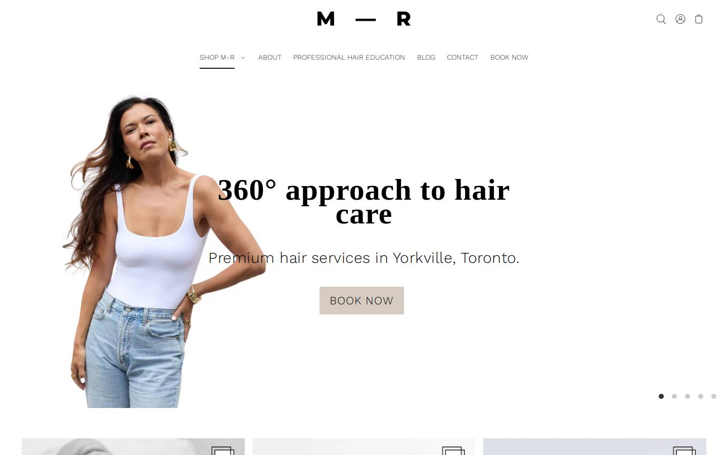 morganroybeauty.com homepage screenshot