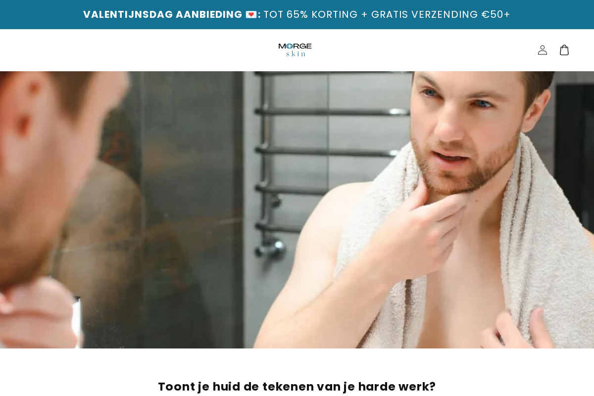 Morge Skin homepage screenshot