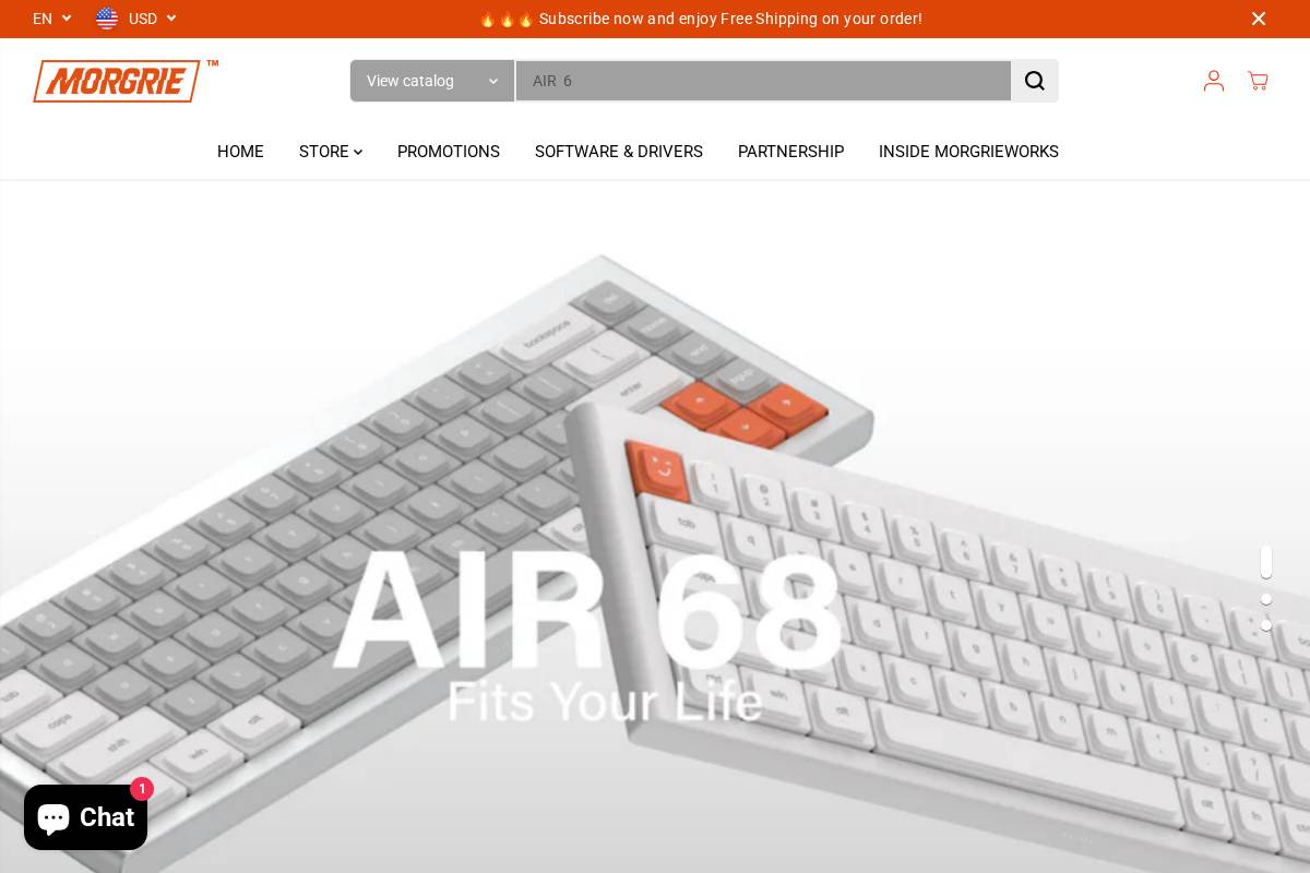 morgrie.com homepage screenshot