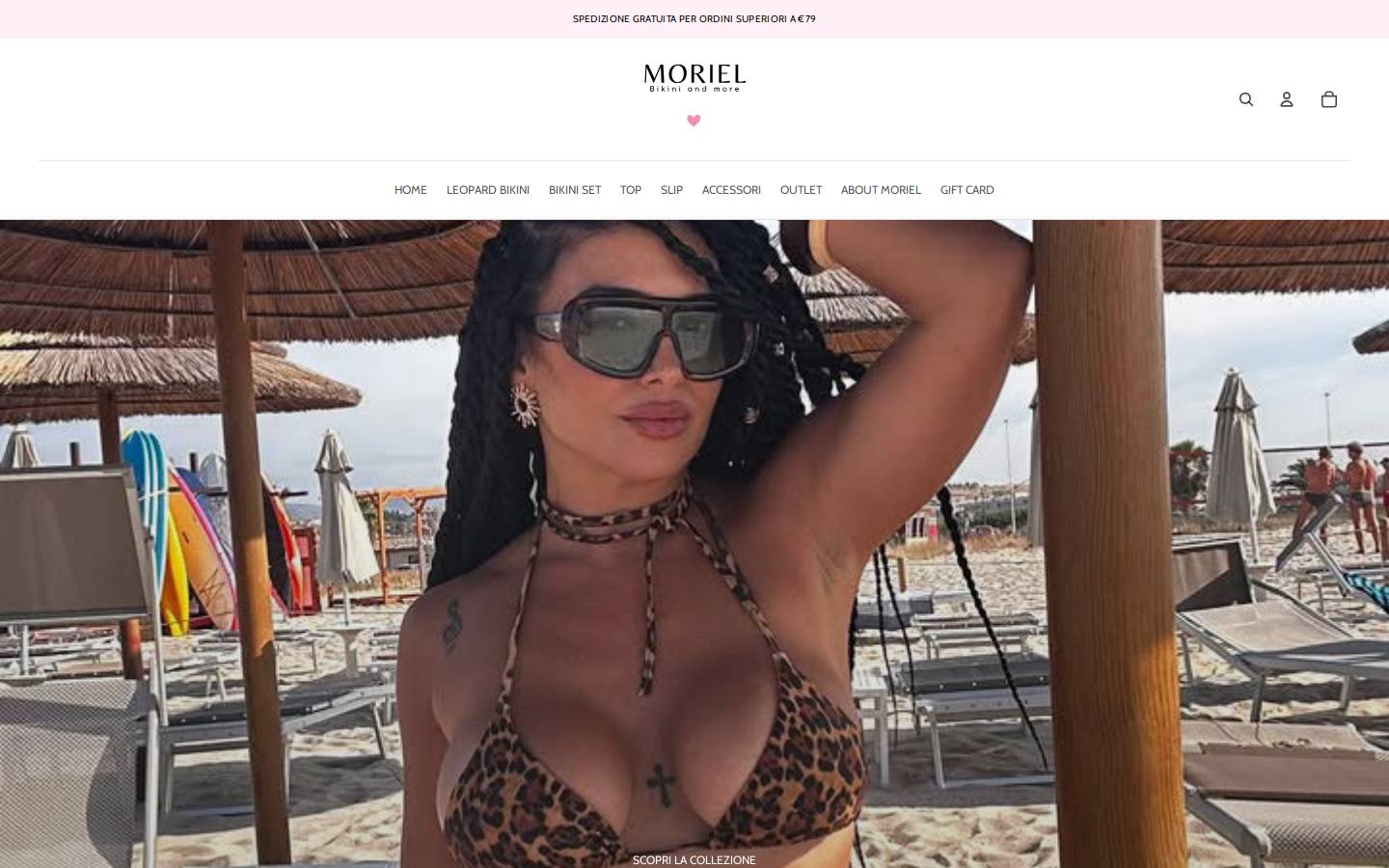 moriel.it homepage screenshot