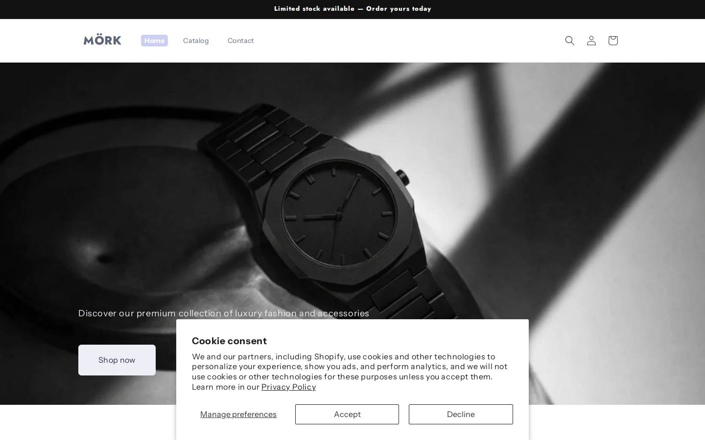 morkofficial.com homepage screenshot