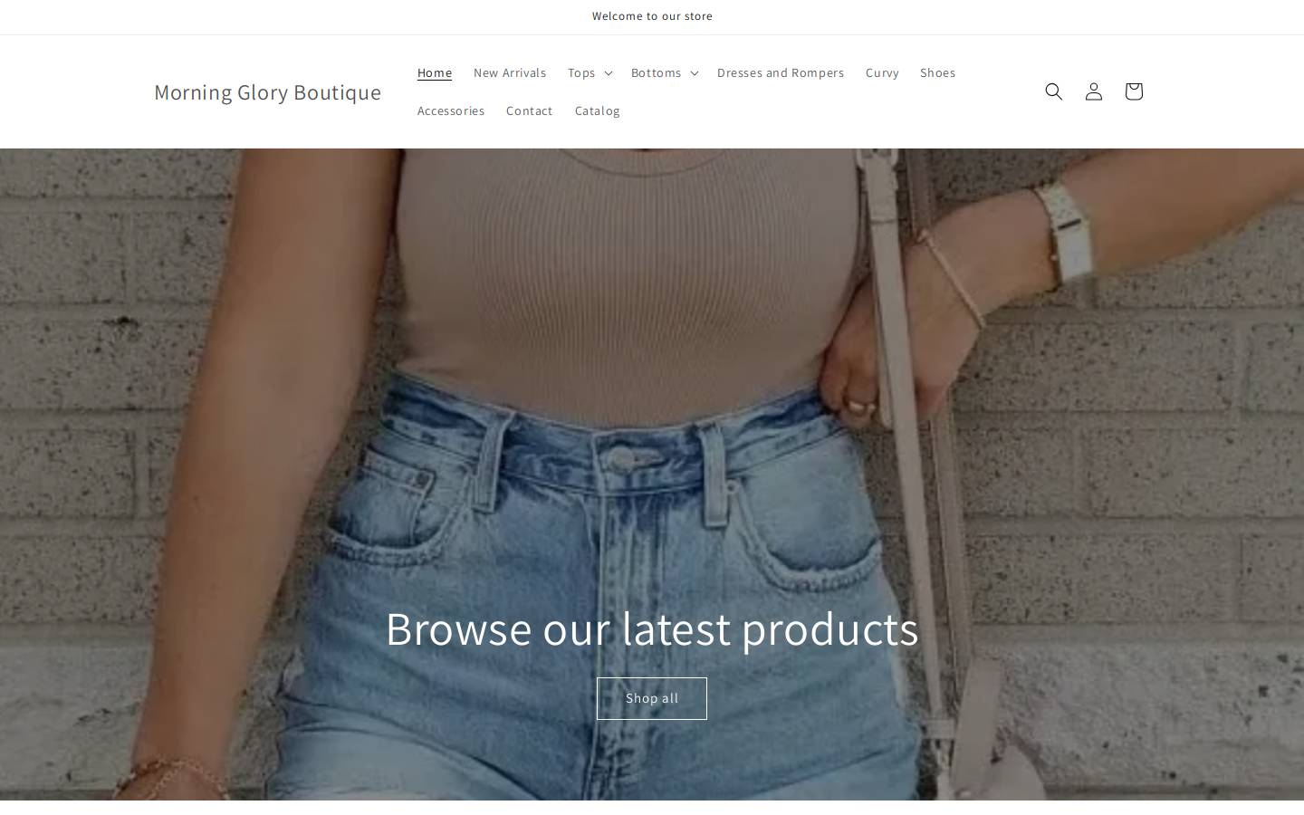 morningglorybtq.co homepage screenshot
