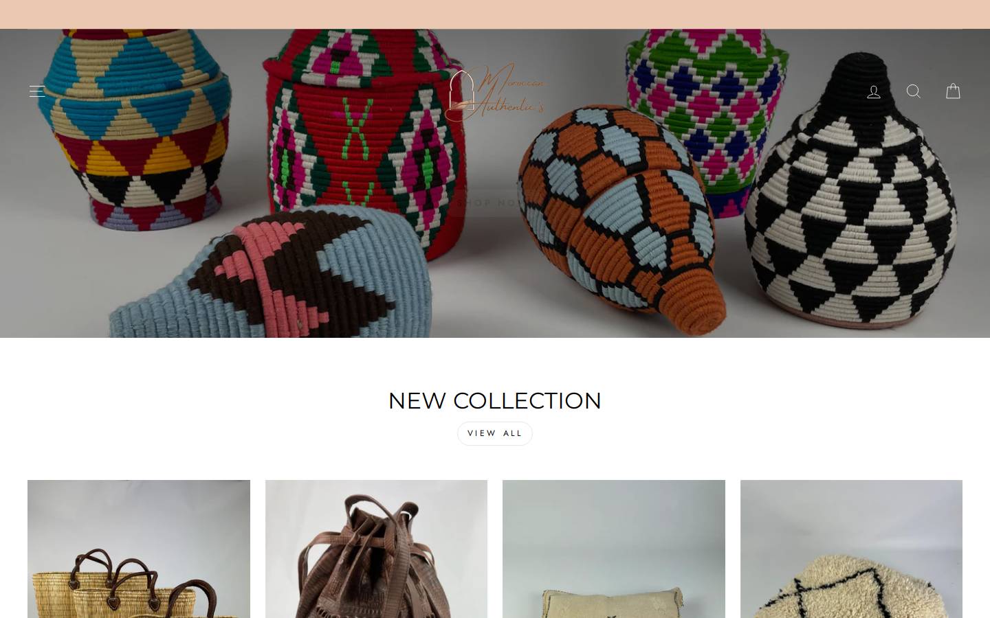 moroccanauthentic.nl homepage screenshot