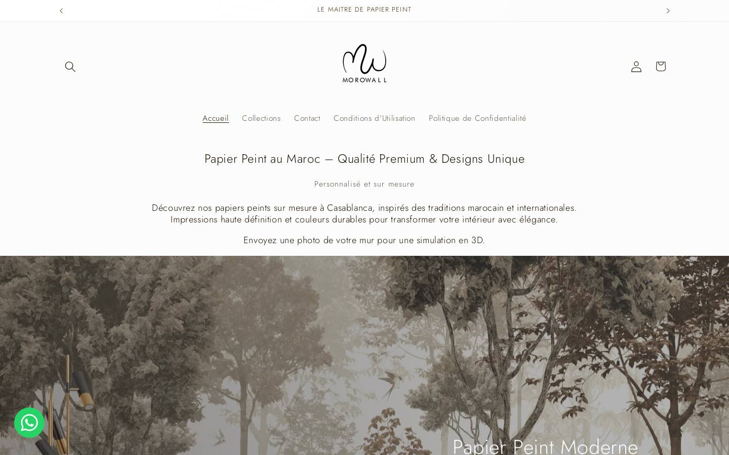morowall.ma homepage screenshot