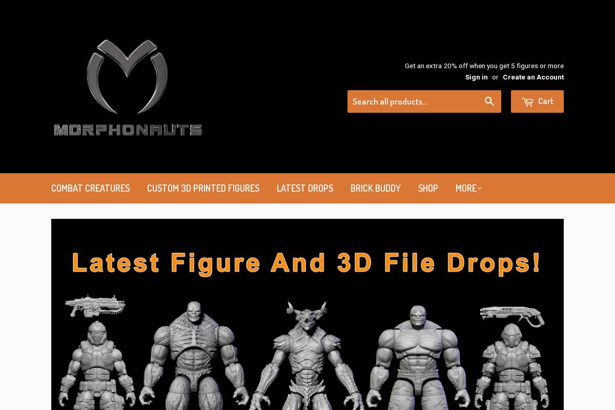 morphonauts.com homepage screenshot