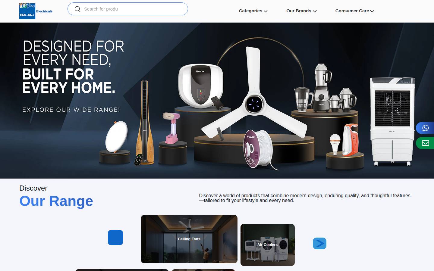 Morphyrichardsindia homepage screenshot