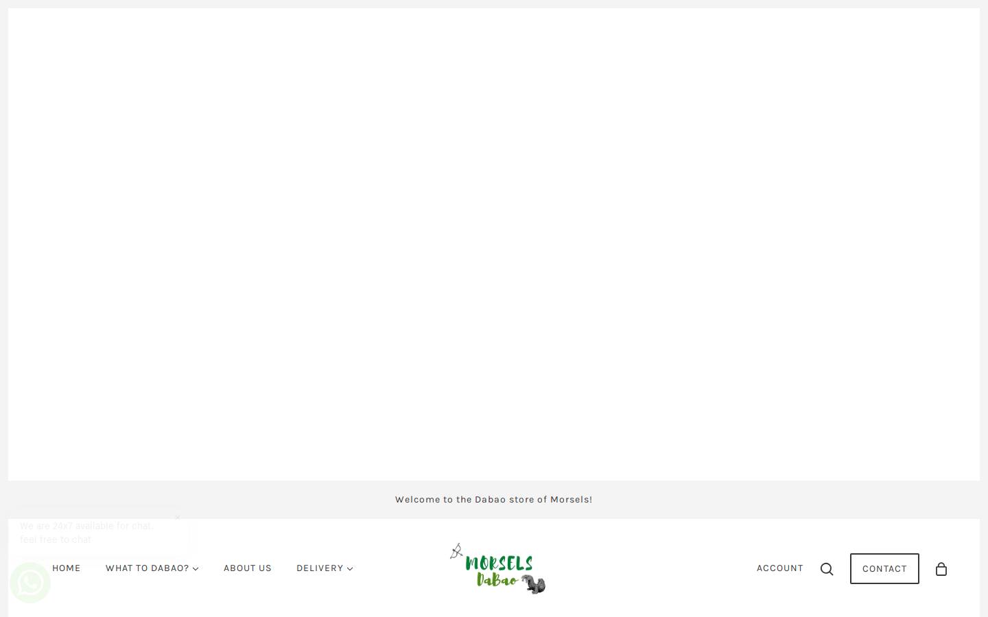 morselsdabao.com.sg homepage screenshot