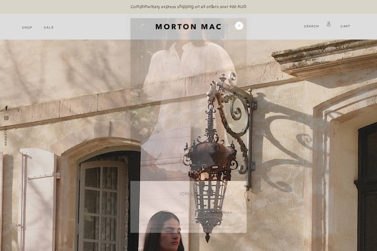 mortonmac.com.au homepage screenshot