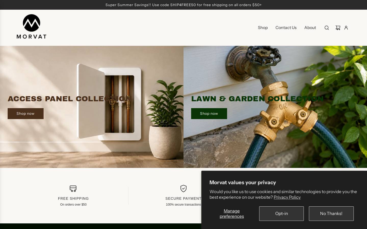 morvat.com homepage screenshot