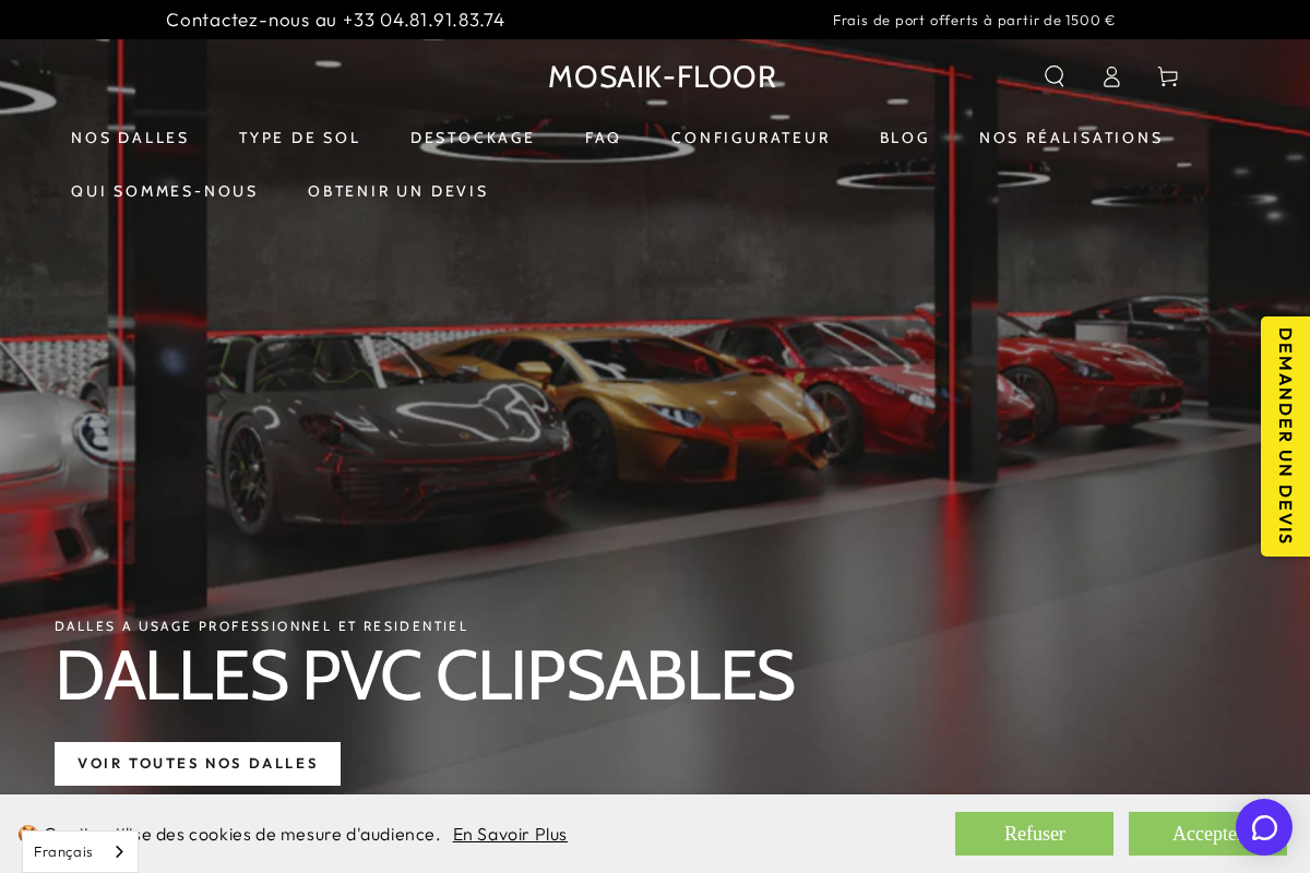 MOSAIK-FLOOR homepage screenshot