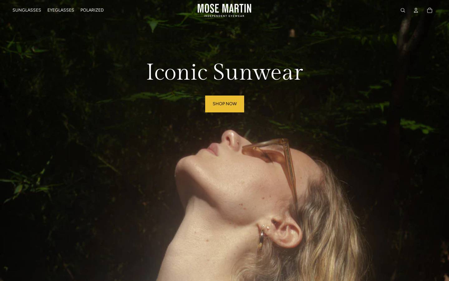 mosemartin.com homepage screenshot
