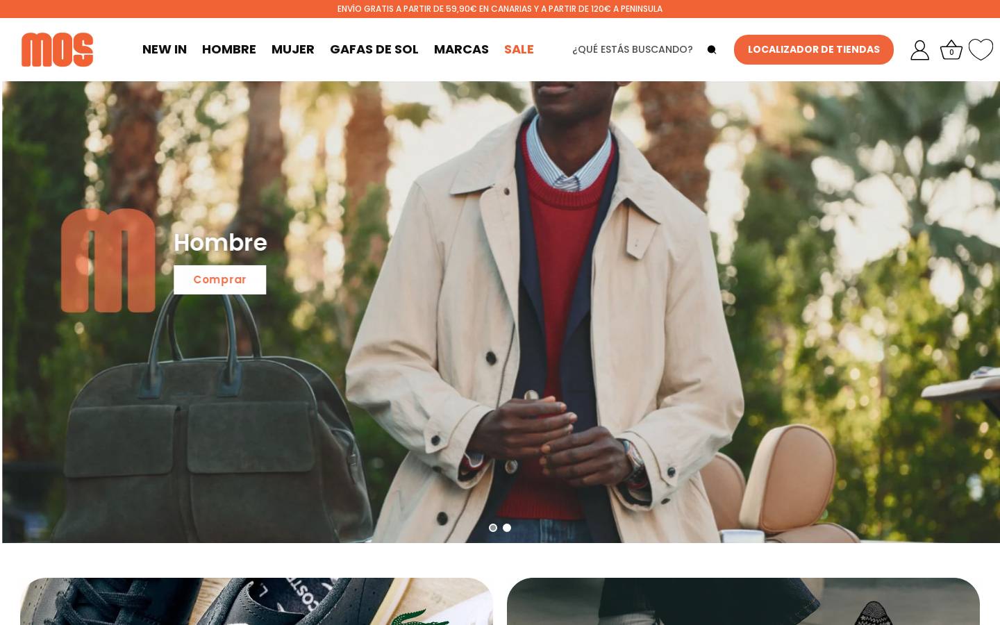 Mosfashion homepage screenshot