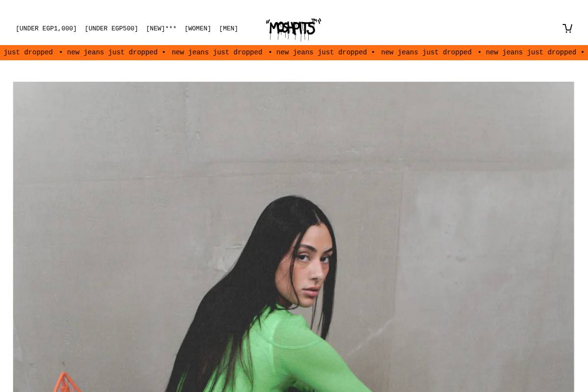 mosh---pits.com homepage screenshot