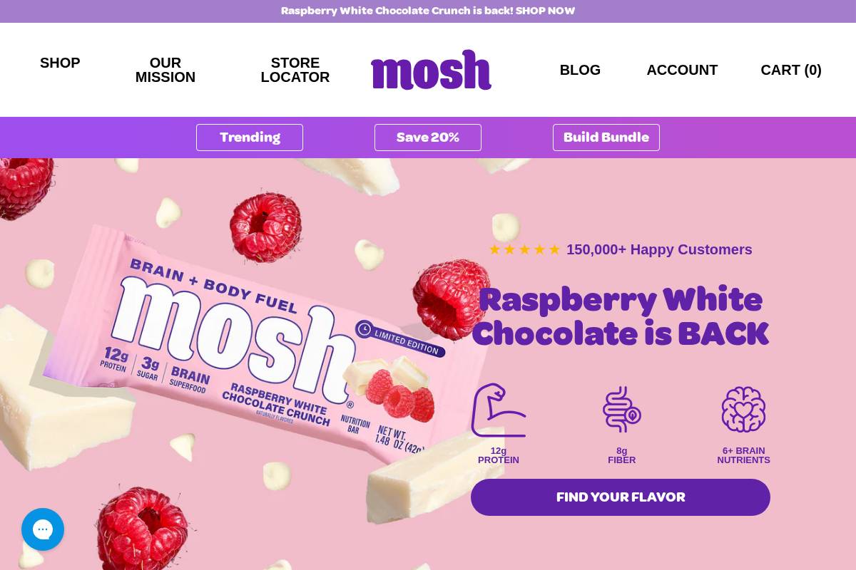 moshlife.com homepage screenshot