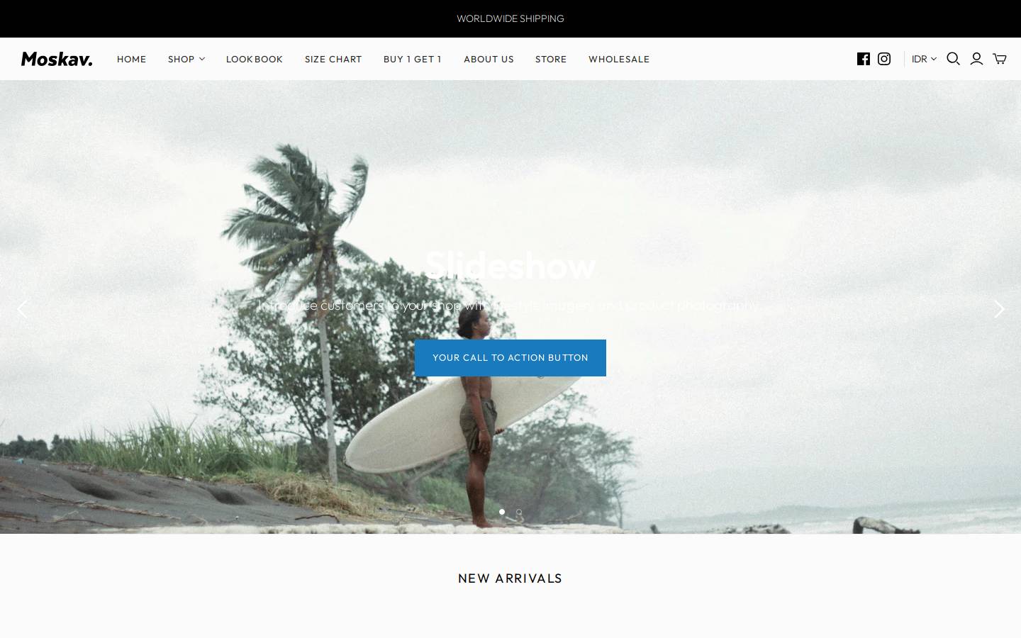moskav.com homepage screenshot