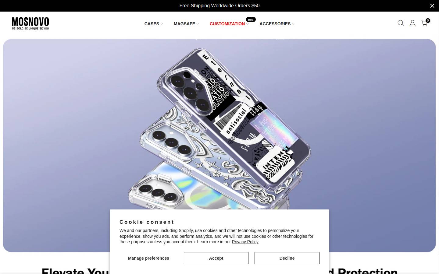 mosnovo.com homepage screenshot