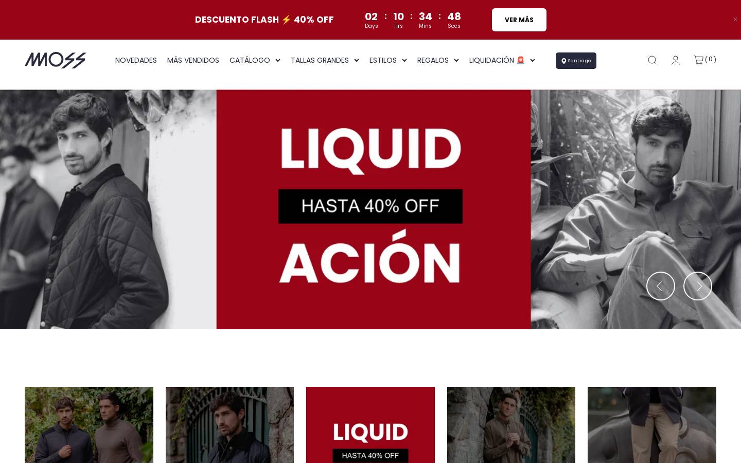 moss.cl homepage screenshot