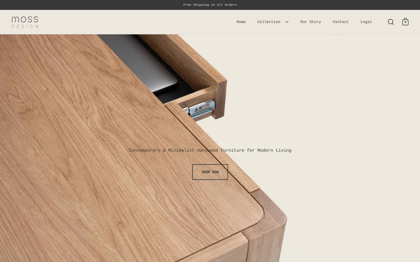 mossdesign.us homepage screenshot