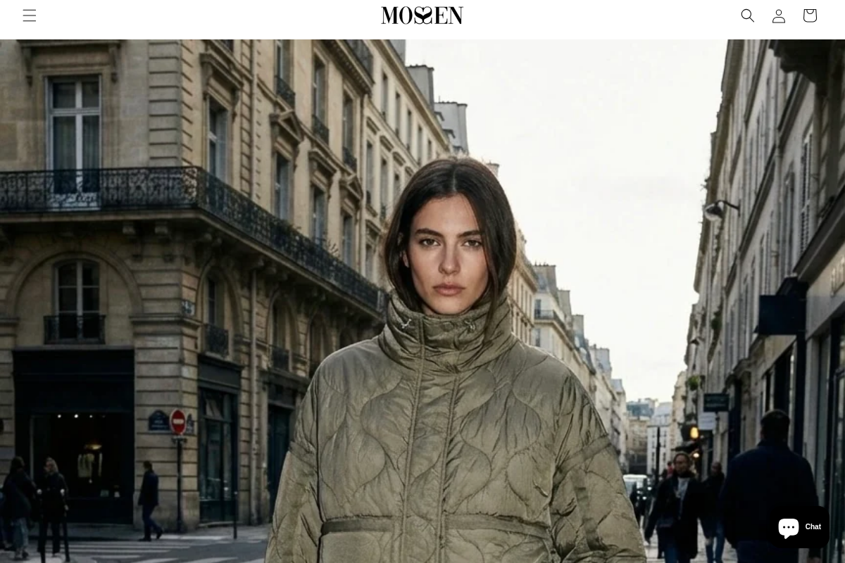 Maison Mossen homepage screenshot