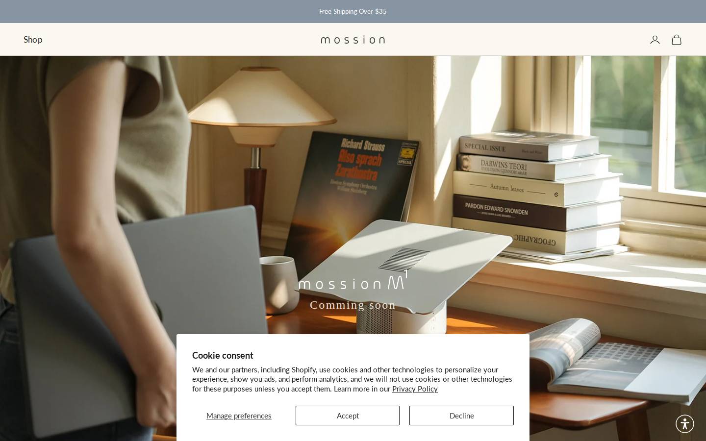 mossion.com homepage screenshot
