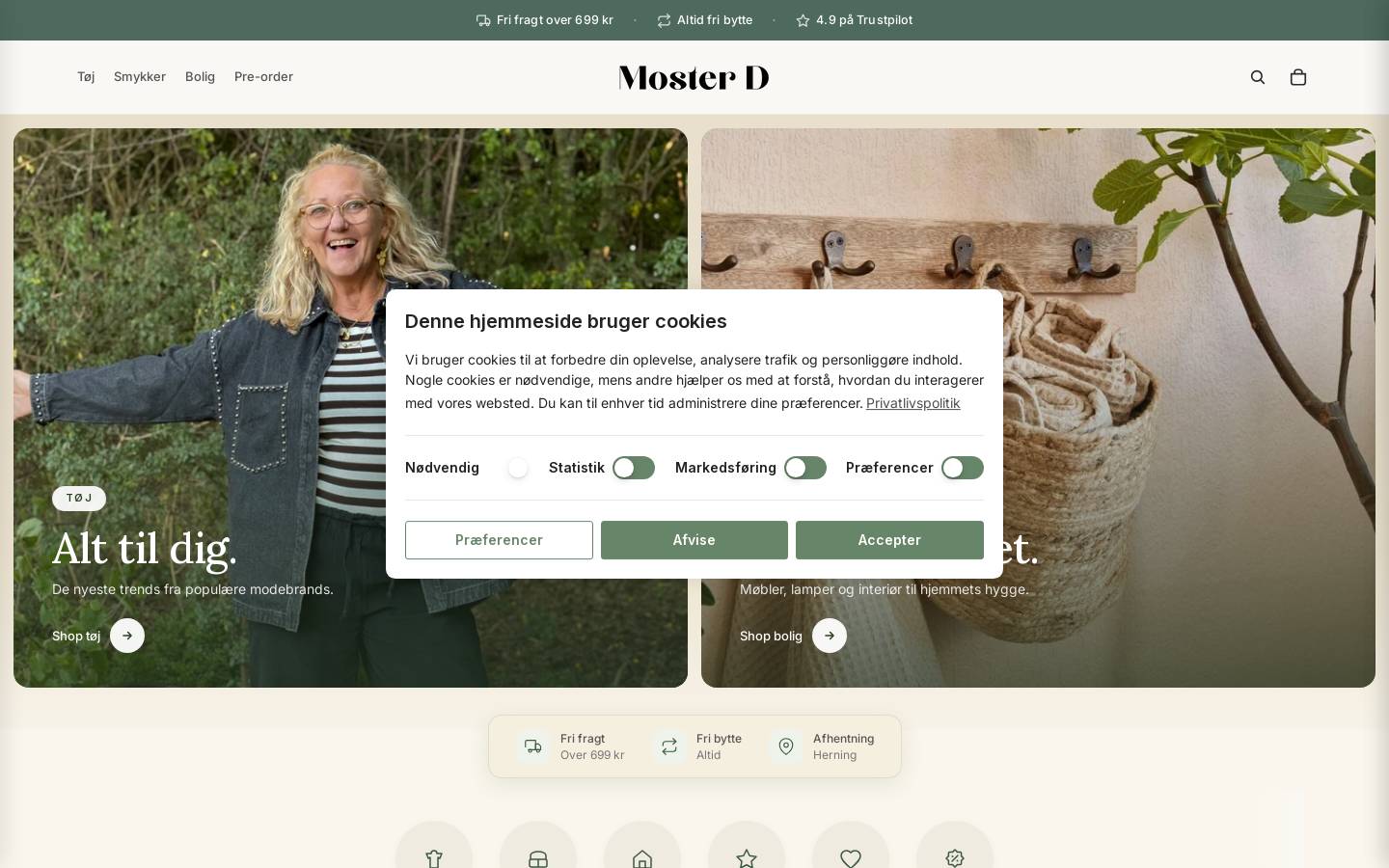 Mosterd homepage screenshot