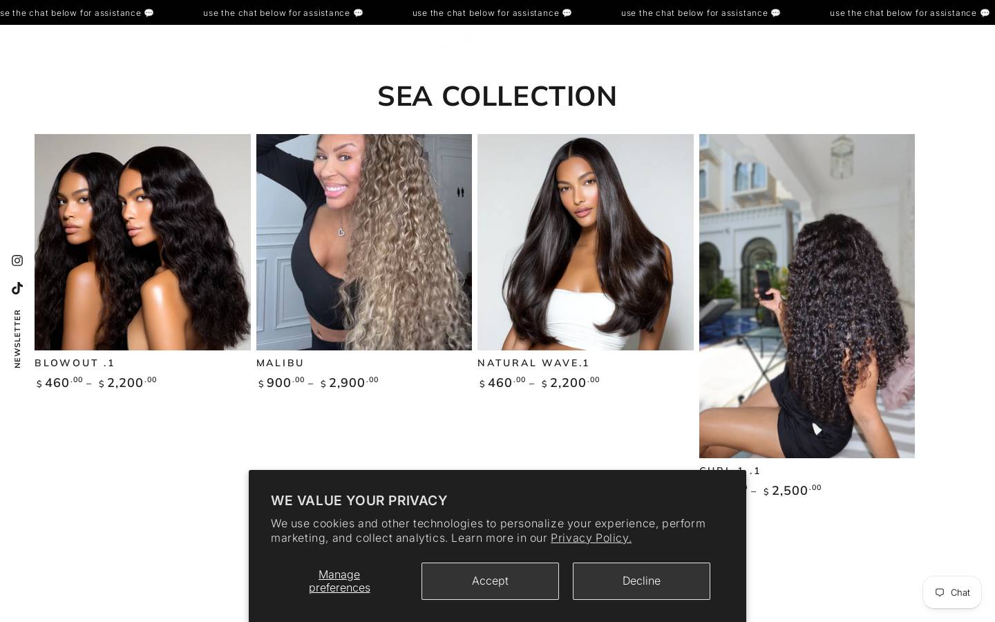 mostnaturallookingwigs.com homepage screenshot