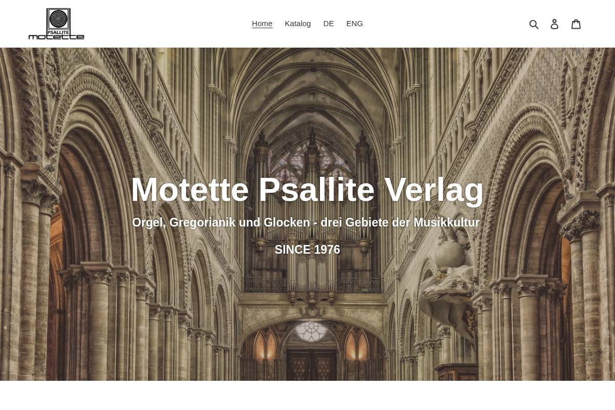 motette.org homepage screenshot
