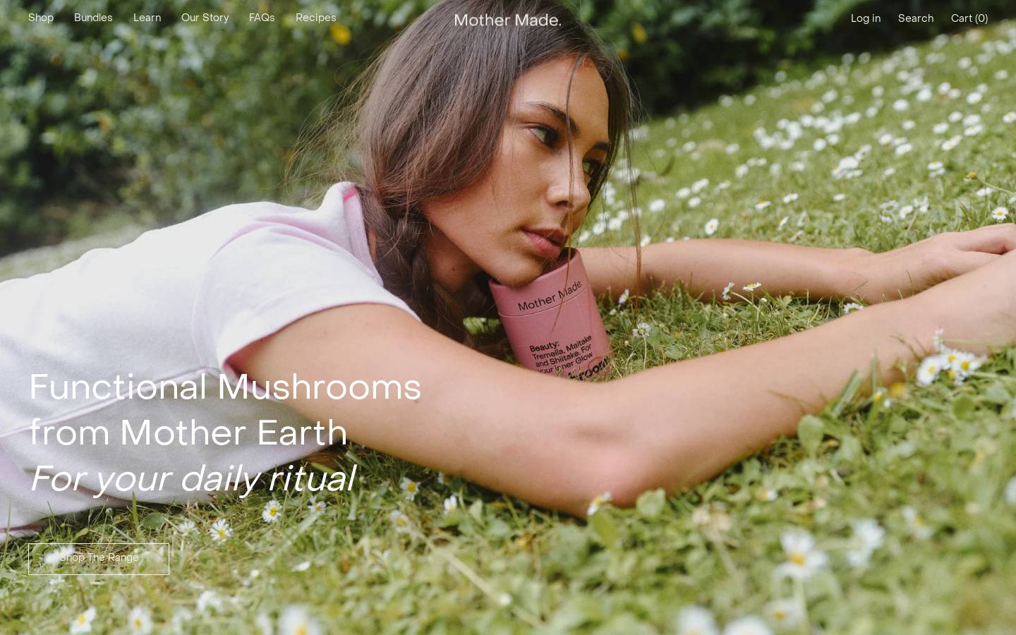 mothermade.co.nz homepage screenshot