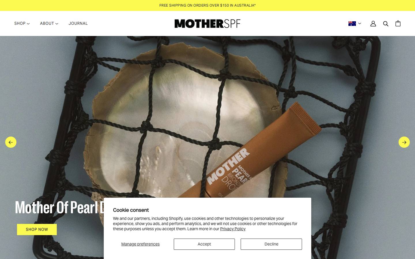 motherspf.com homepage screenshot