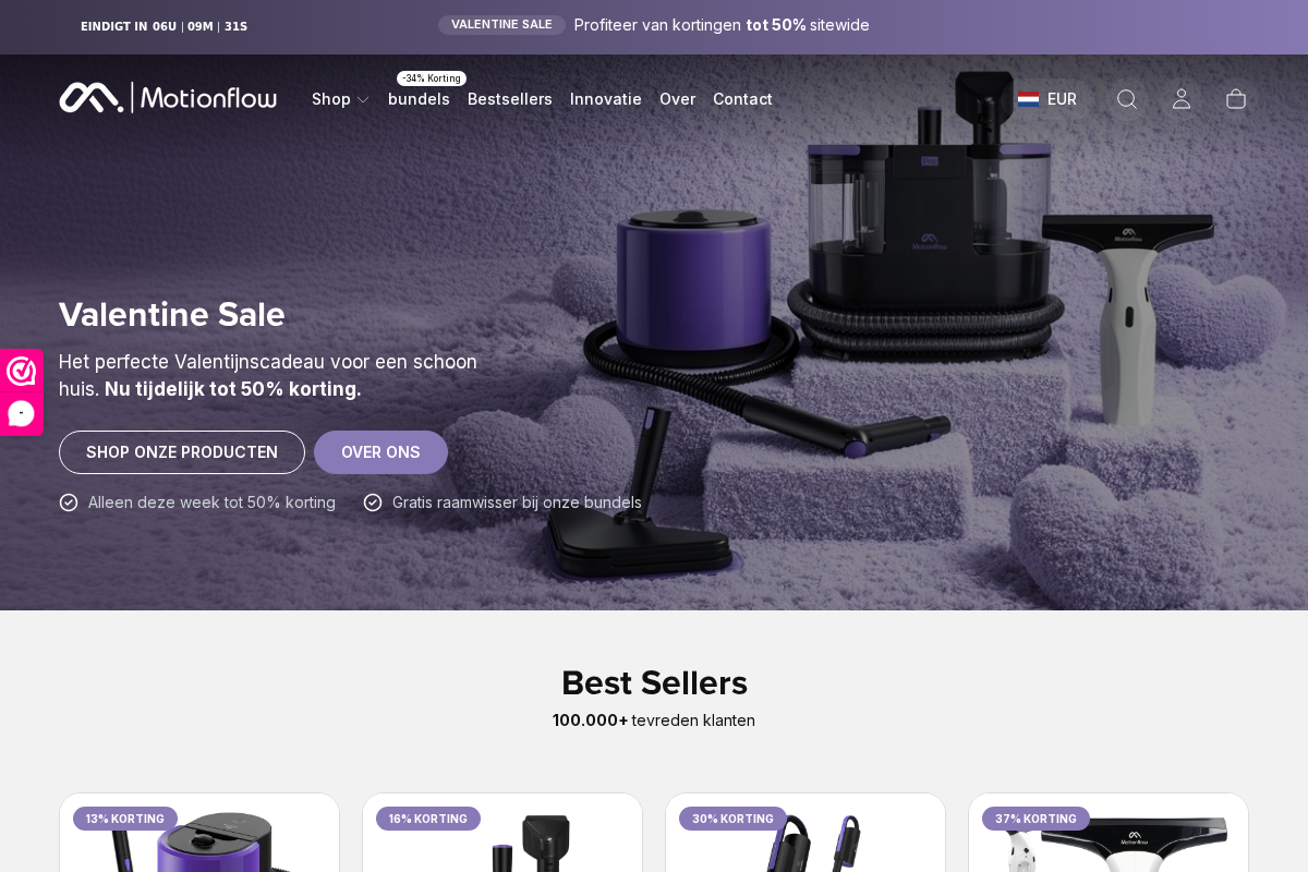 Motionflow homepage screenshot