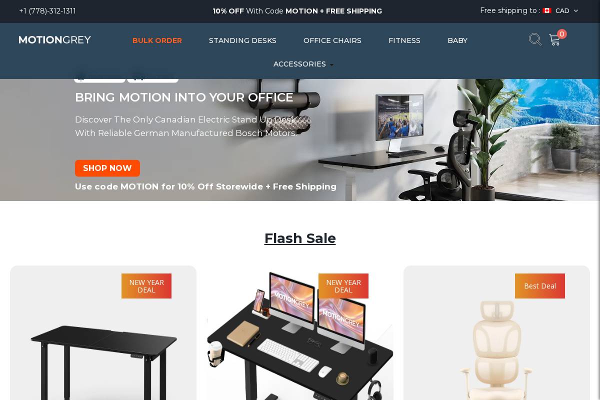 motiongrey.com homepage screenshot