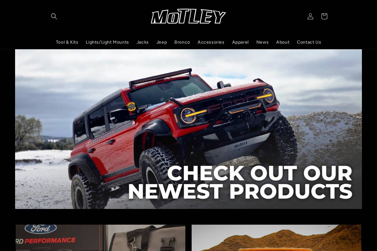 motleyind.com homepage screenshot