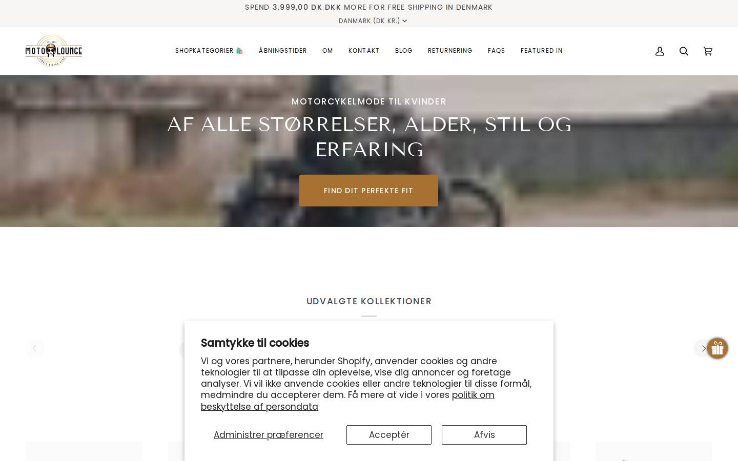 Moto Lounge homepage screenshot