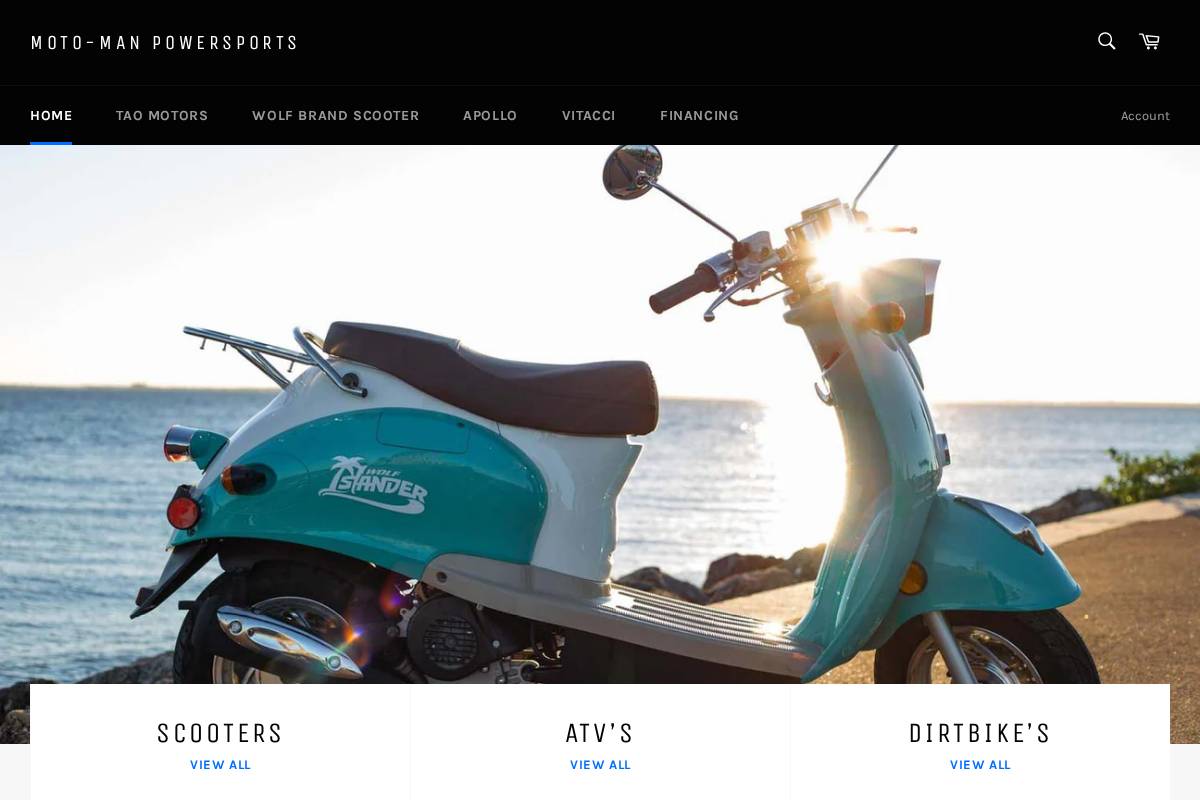 moto-manpowersports.com homepage screenshot