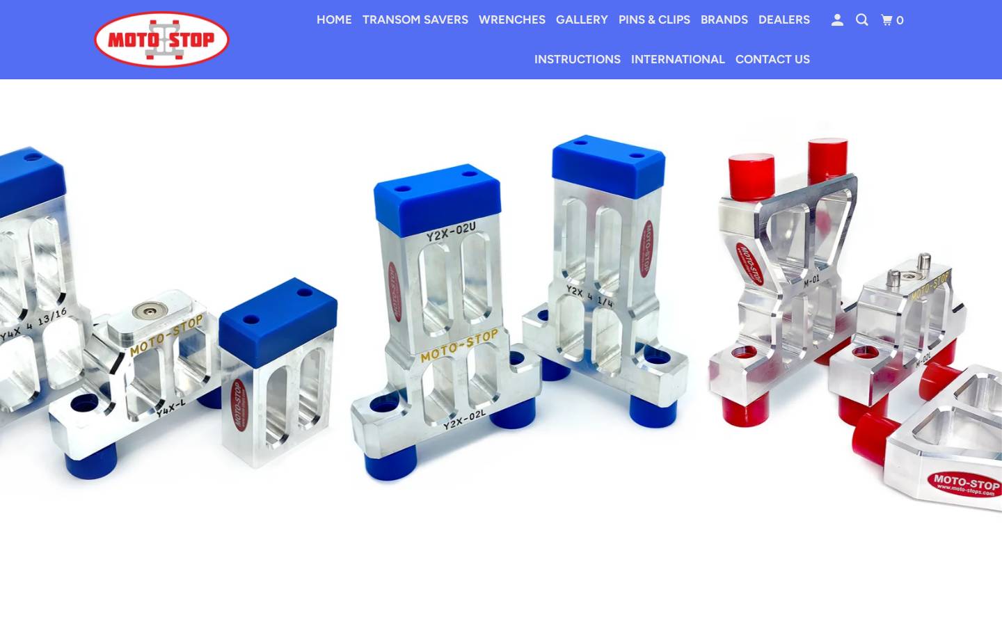 moto-stops.com homepage screenshot