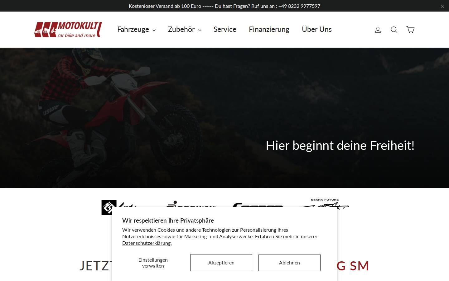 motokult.de homepage screenshot