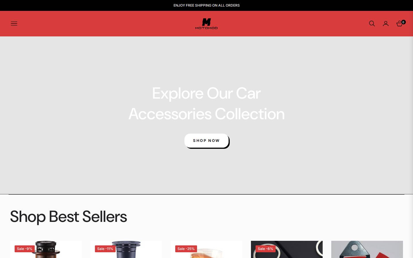 motomod.shop homepage screenshot