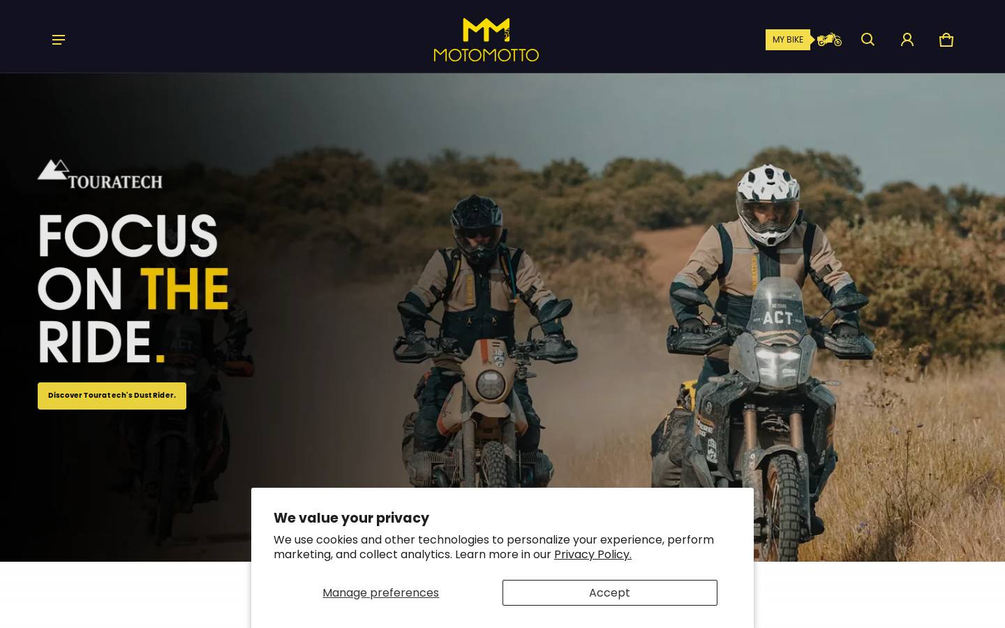 motomotto.ca homepage screenshot